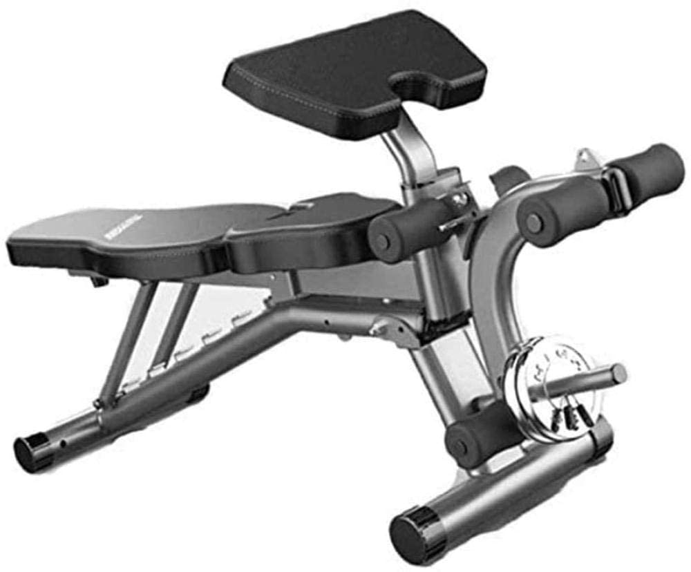 AYCDL Home Multi-Function Foldable Weight Bench Sit Up Bench Adjustable Fitness Equipment Supine Board Fitness Chair Press Dumbbell Bench Auxiliary Tools for Men Women