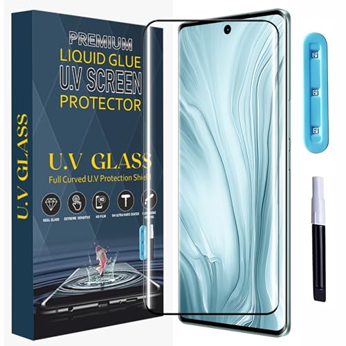 Image of Designerz hub Vivo V40E 5G Ultra Premium Glue UV Curved Tempered Glass | HD clarity Full Edge Protection With Installation Kit for Vivo V40E 5G