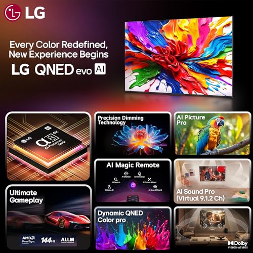 Image of LG 189 cm (75 Inches) QNED MiniLED 92 Series 4K UHD Smart QNED TV 75QNED92ALA