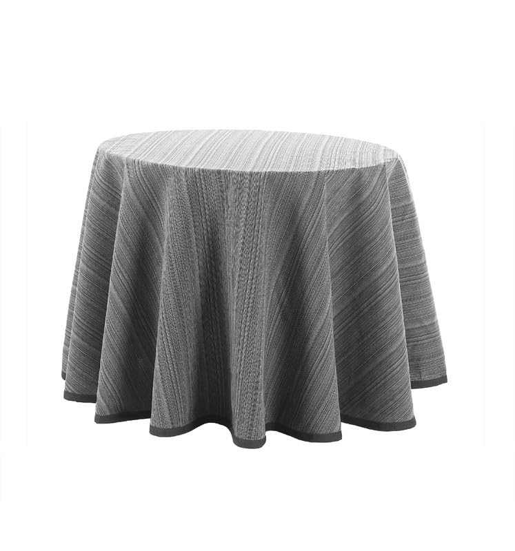 ECOMMERC3 | Falda Mesa Camilla para Mesa Redonda 90 cm y 75 cm de Altura | Enaguas Mesa Camilla Suave y Resistente | Mantel Camilla Javea Color Perla | Ropa Mesa Camilla Fabricada en España