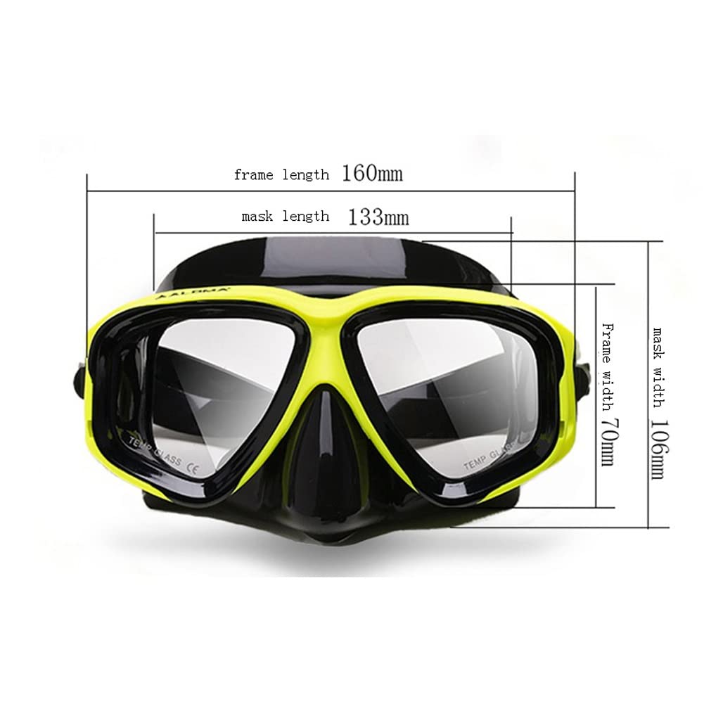 Gafas de buceo profesionales para adultos y jóvenes, traje de snorkel, vidrio templado antivaho, gafas de buceo, máscara de snorkel de silicona líquida, máscara de nariz, gafas de natación, vidri