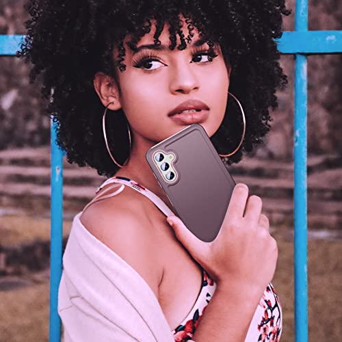 Kovasia For Samsung Galaxy A13 5G Case, A13 Phone Case Dual Layer Rubber Protection Matte Cover Anti-Scratch Protective Slim Lightweight Shockproof Heavy-Duty Case For Samsung A13 5G- Night Purple #TOP6