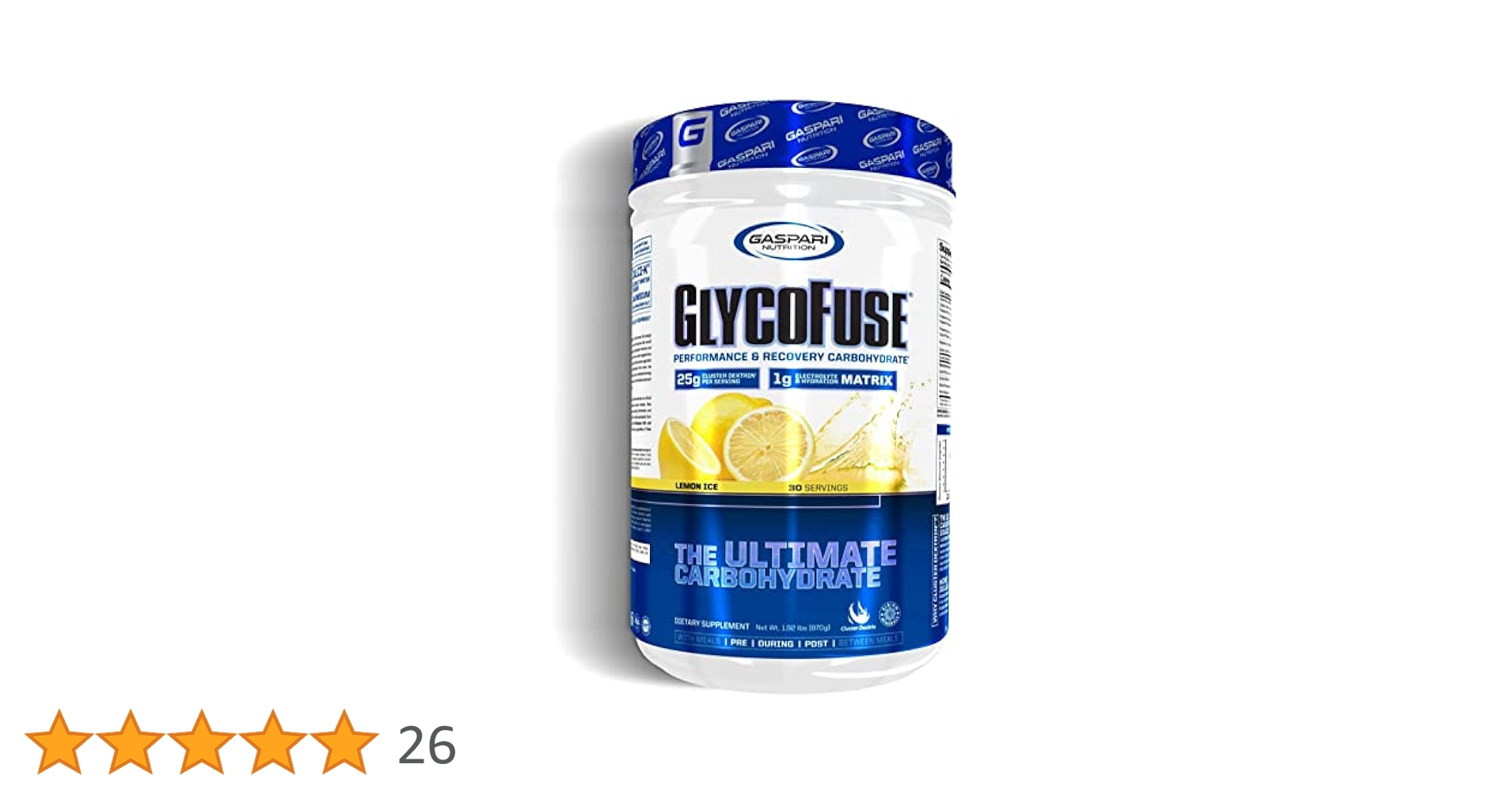 グライコフューズ GASPARI NUTRITION グライコフューズ（クラスター デキストリン
