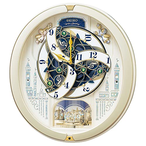 Reloj de pared analógico Seiko Atomic miniatura 3