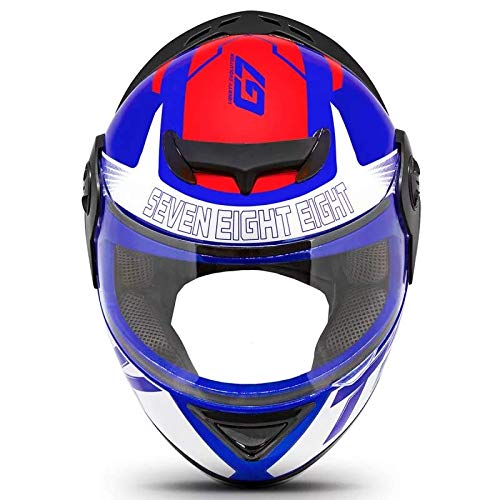 Pro Tork Capacete Evolution G7 56 Azul/Vermelho