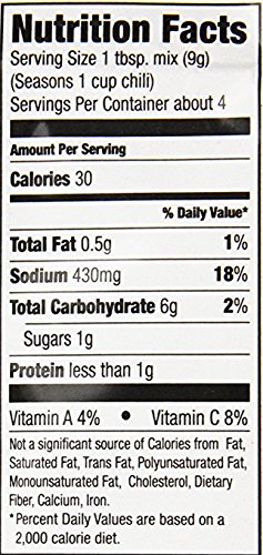 McCormick White Chicken Chili Mix, 1.25 OZ (Pack - 24)