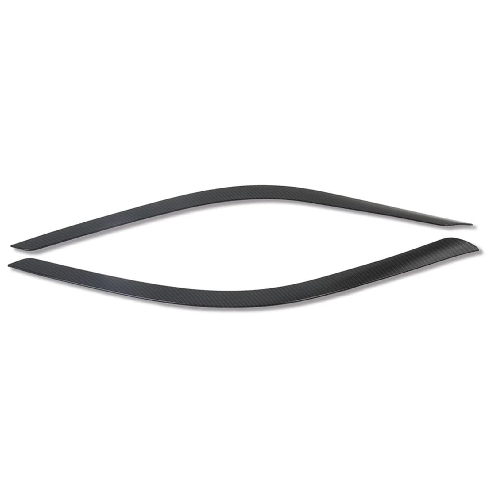 Casquettes de Phares Pour Toyota Pour CHR sourcil de Phare | Pour C-HR 2016-2022 lampe frontale paupière sourcil phare moulure garniture(ABS Carbon Fiber Style)