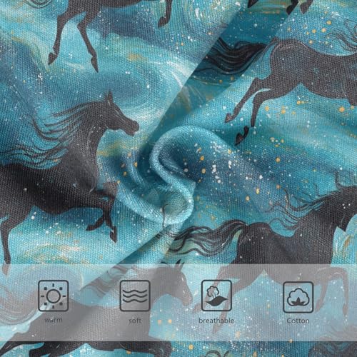 Girls Underwear Soft Cotton Horse Kids Panties in Sizes 2/3t, 4t, 5t, 6 and 83