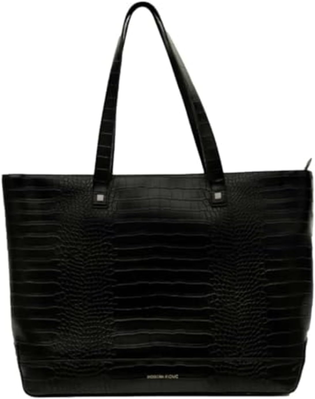 Modern Picnic Vegan Leather Tote Bag for Women, Easily Wipeable, Removable Insulated Pouch For Your Lunch or Snacks, Travel Tote with Luggage Sleeve for Office/Outdoor As Seen on Shark Tank