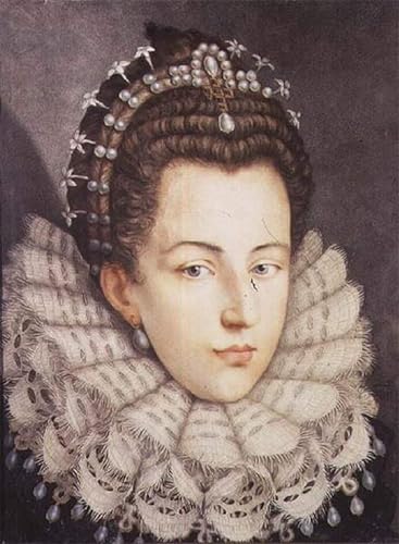 Pintura de Catalina de Austria en lienzo para dar vida y elegancia a paredes vacías