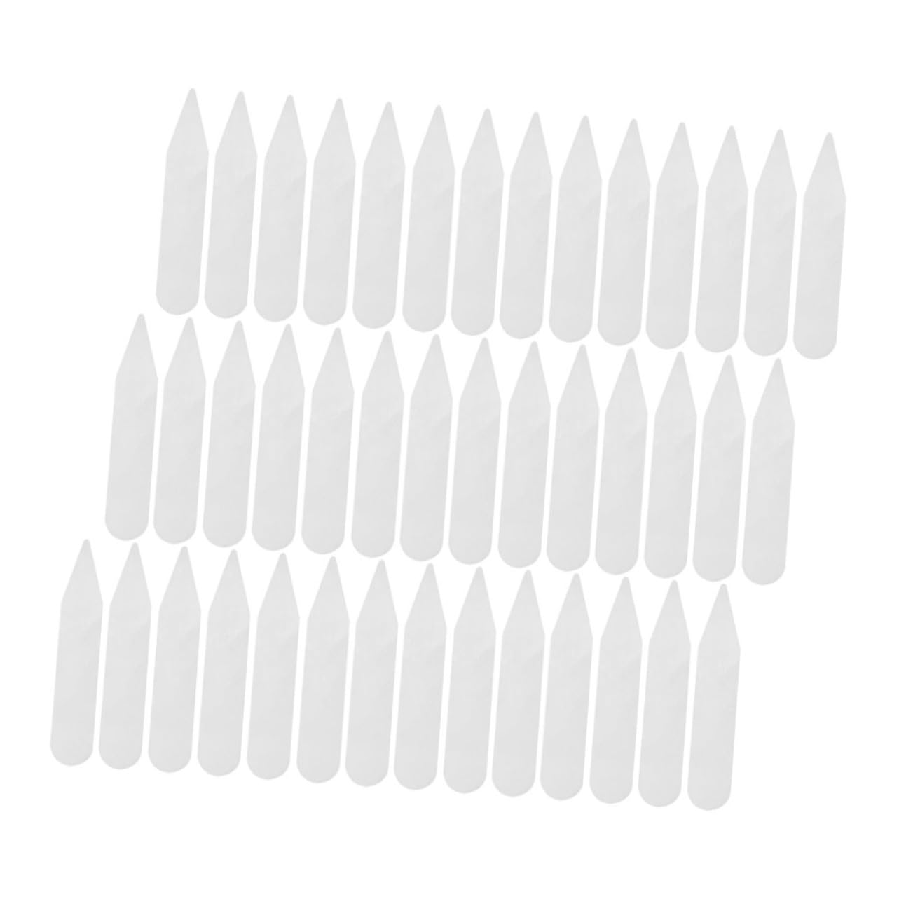 GAROZATION 200pcs Mens Collar Stays Collar Extenders for Shirts Formal Suit Holders Non-pierce Design