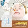 ForPro Precut Gauze Facial Mask, 100% Cotton Gauze, for High Frequency Facial Treatments and Masks, 100-Count