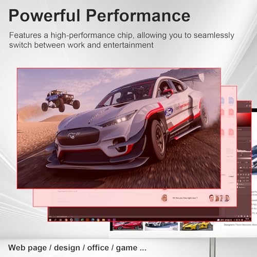 Image of All-in-one Desktop Computer PC, 22 inch FHD Display G5400 Quad Core 16G RAM 512G SSD ROM PC, WiFi Bluetooth Connection Desktop for Office Gaming Home Study