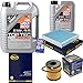 Produktbild QR-PARTS 69399212 Filter Set Inspektionspaket 6 Liter Liqui Moly Motoröl Top Tec 4200 5W-30 SCT Germany Innenraumfilter Luftfilter Ölfilter