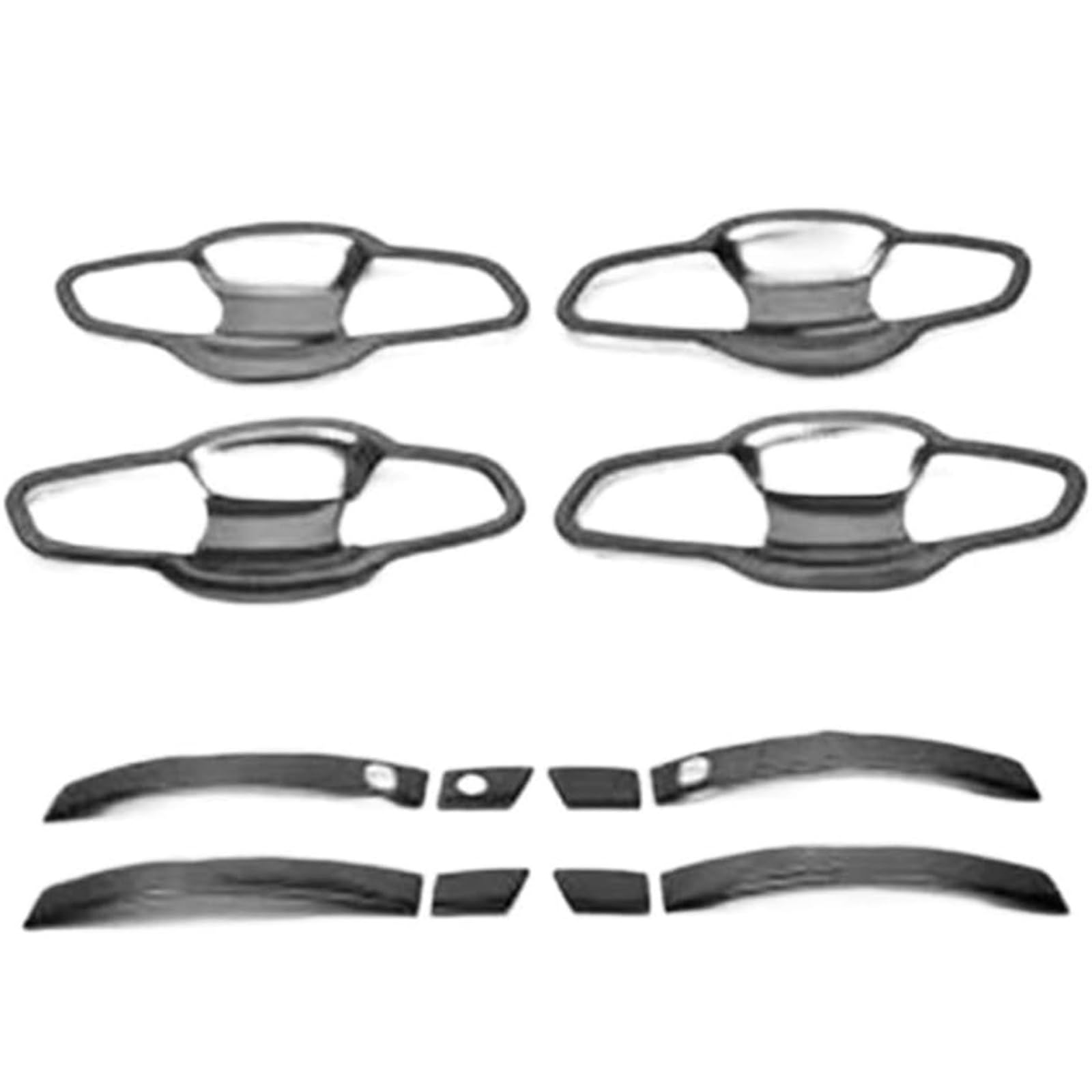Glymzoi Car Exterior Door Handles Car Left Exterior Door Handle Style Accessories Sticker for BYD 2022 + Bowl