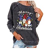 Christmas Sweaters for Women Long Sleeve Cute Moose Vintage Graphic Blouses Comfy Soft Breathable...