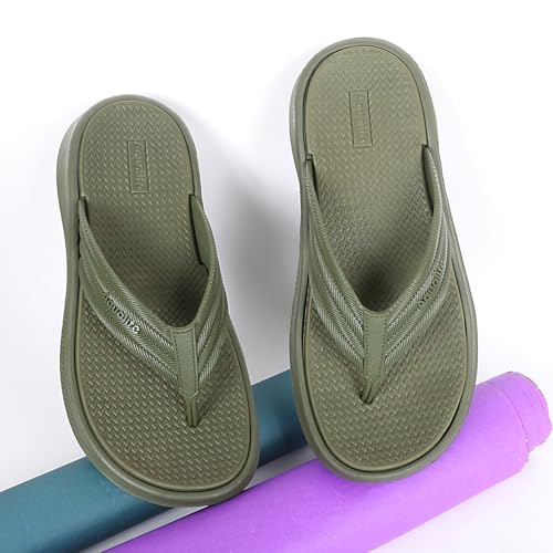Image of Aqualite NEO-276 Men Slide Slippers with Comfotable EVA Sole Slip-On Flat Flip Flops, Sliders, Chappal & Comfort Insole Slipper for Men