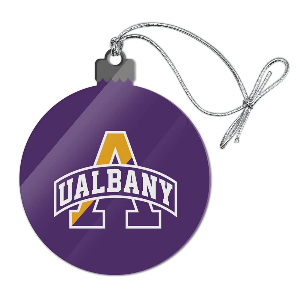 GRAPHICS & MORE University at Albany Primary Logo Acrylic Christmas Tree Holiday Ornament