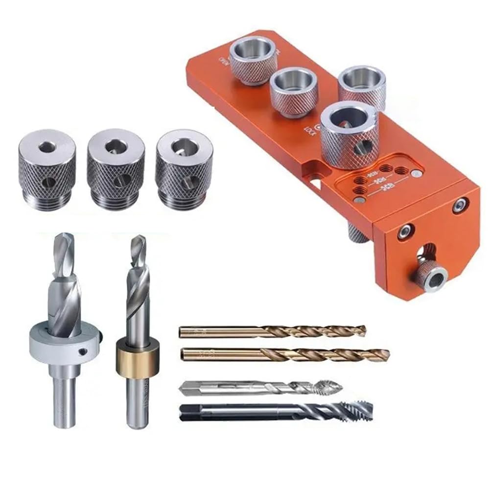 Aundhegrtt As Shown Integrated Punching& Tapping Assistance Hole Opener 203040 Aluminum Profile Tool