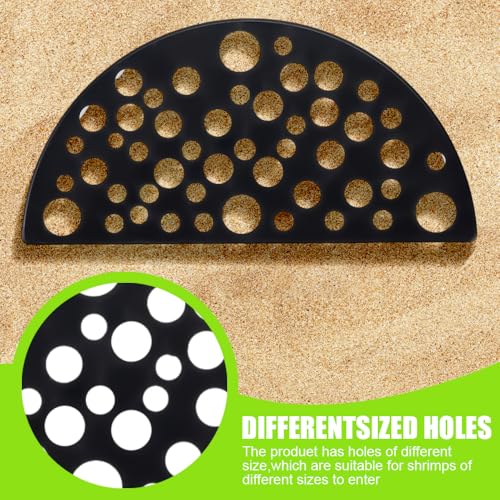 Image of 2 PCS Shrimp Hides for Aquarium, Shrimp Cave, Small Fish Tunnel Shrimp Breeding House, Plastic Shelters Aquarium Shrimp Hideout, Fish Tank Accessories Decor, Black