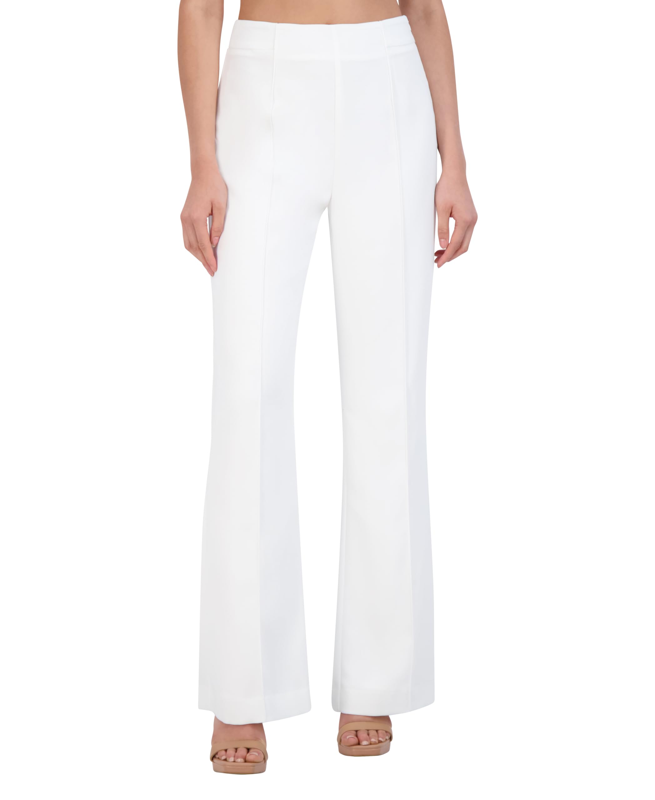 BCBG New York womens Twill Wide Leg Pants Pants (pack of 1)