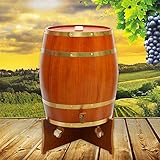 Práctica cubeta para vino de barril Tiene la función de almacenar y distribuir el vino tinto y puede decorar tu cocina, tu hotel, bar, etc.