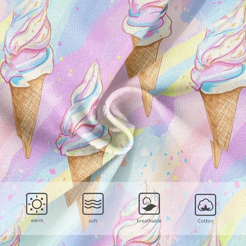 Girls Underwear Soft Cotton Ice Cream Cones Kids Panties in Sizes 2/3t, 4t, 5t, 6 and 83