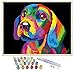 Produktbild iCoostor Sponsored Ad Paint by Numbers DIY Acrylic Painting Kit for Kids & Adults Beginner - Colorful Cute Dog Pattern (.