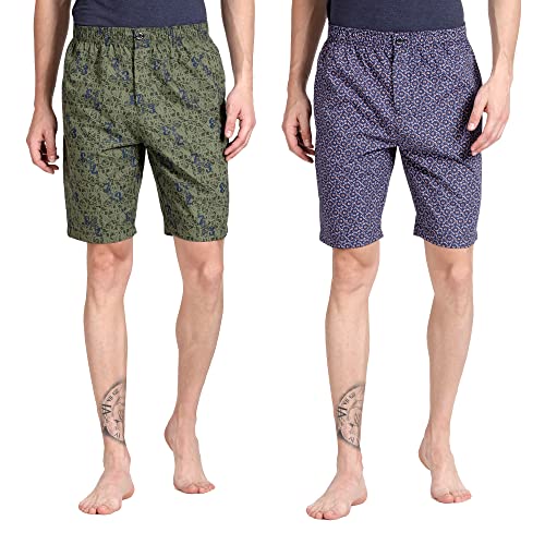 Image of Pepe Jeans Men's Cotton Relaxed Paisley Boxer Shorts