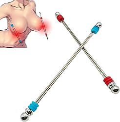 Metal Pezón Pinzas 2 Pcs Pezón Pinzas SM Erótico Ajustable Pezón Pinzas Clítoris Pezón Masaje Masturbación Bdsms Juguetes Extreme para Fetiche Hombres Mujeres Parejas Esclavo (rojo + azul)
