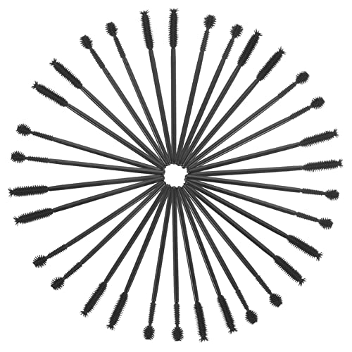 BIUDECO Makeup Brushes for Women 100pcs Eyelash Brush Set Lash Wand Mascara Wand Eyebrow Spoolie Disposable for Easy Use
