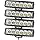 4x Spot 6 inch 18W