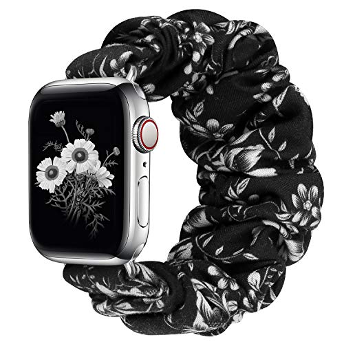 Image of Greatfine Scrunchie Band Compatible with Apple Watch Bands 38mm 40mm 41mm 42mm 44mm 45mm 46mm 49mm Women, Elastic Scrunchie Watch Strap for iWatch Watch Series 11 10 9 8 7 6 5 4 3 2 1 SE 3 2 Ultra 3 2