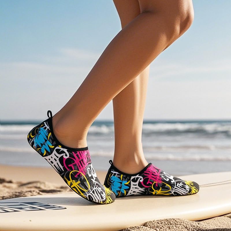 Barefoot Water Shoes for Women Men Non-Slip Yoga Socks Travel Slippers for Indoor Outdoor Beach Swim Surf Water Sport2