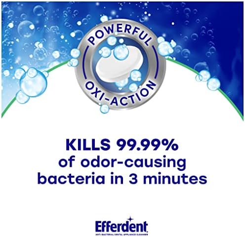 Efferdent Denture Cleaner Tablets, Minty Fresh & Clean, 126 Count