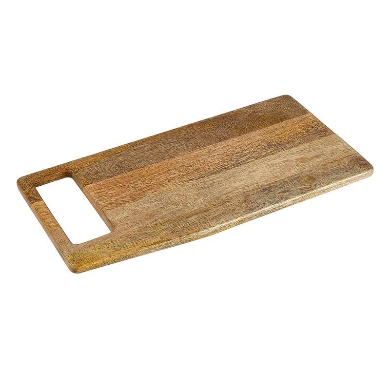 Tabla de Cortar y Bandeja para Servir de Madera de Mango Santa Barbara Design Studio, con Mango Superior, Acabado Natural miniatura 2