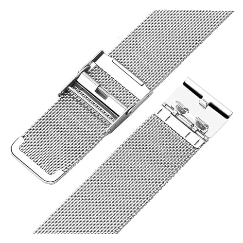 0.8 wire mesh strap stainless steel safety buckle quick release ears 20 22mm fashion4