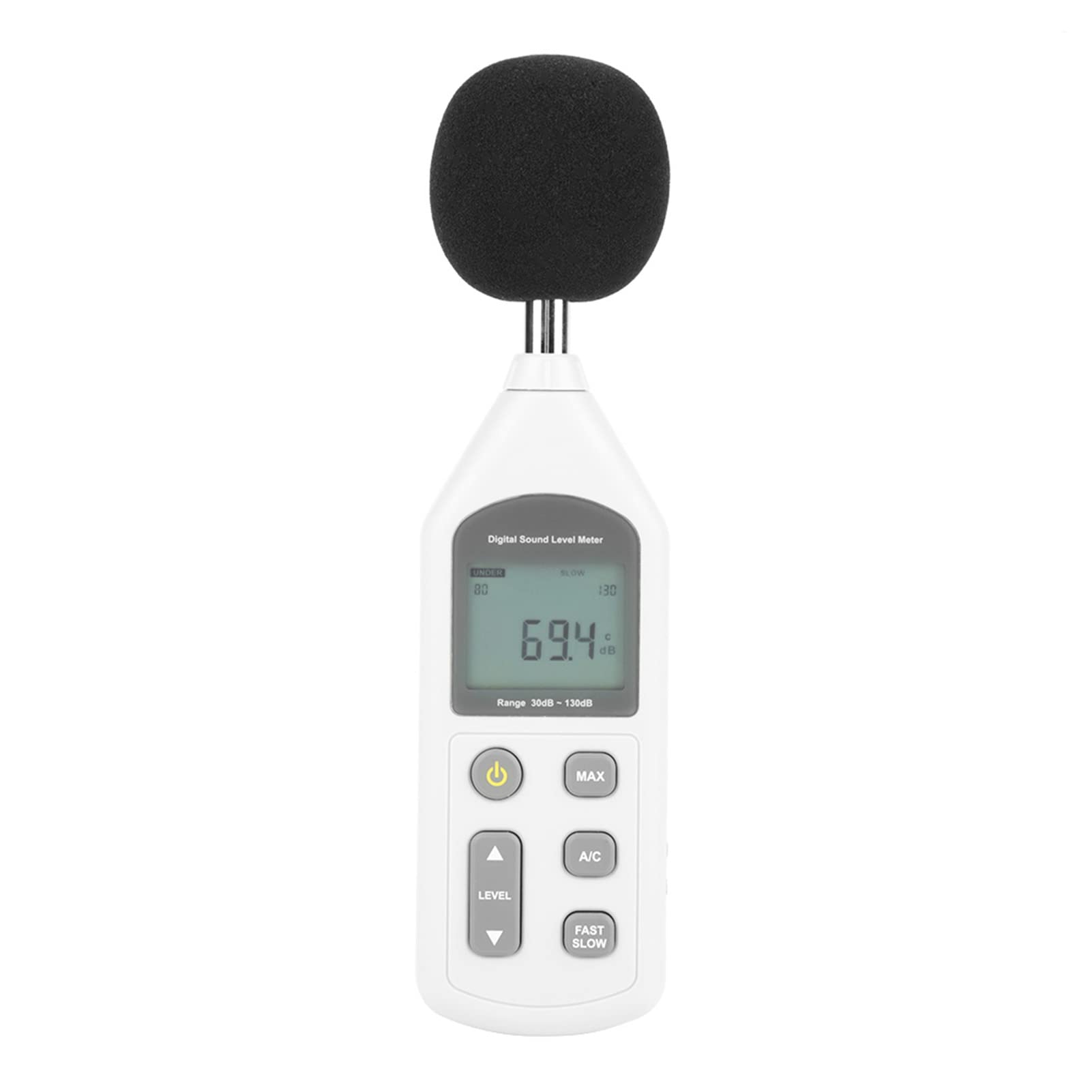 Noise Meter, Digital Noise Meter 30-130dBA 35-130dBC Sound Level Meter Noise Measuring Instrument, Sound & Noise Meters