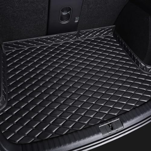 Car Leather Trunk Mat Boot Liner for MG HS Trophy 2024 Car Boot Cargo Liners Protector Interior Accessories,A-Black