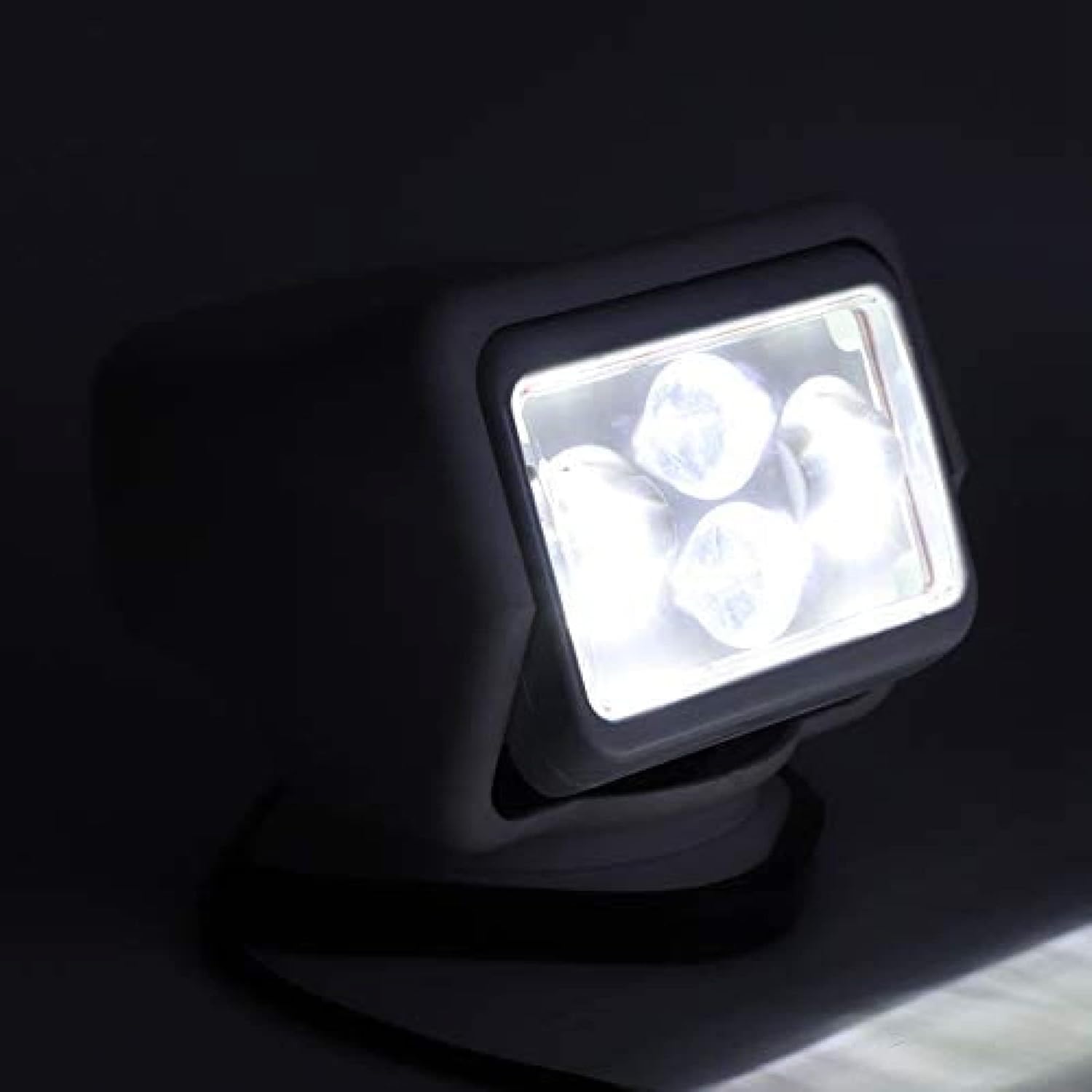 KRASS Boat Searchlight, IP67 Waterproof 60W LED 6800 Lumens Portable Car Remote Control Search Light 6000K Outdoor Marine Spotlight Work Lamp Ceiling Light with Over 50000 Hours Life,Collector88