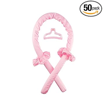 Ciditylu Women Heatless Hair Curlers For Long Hair,Heatless Curling Rod Headband,Hair Rollers for Natural Waves Soft Rubber , With Scrunchie and Comb Set