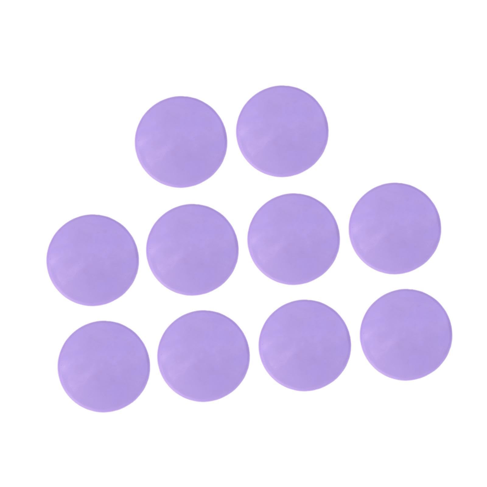 10 Pieces Flat Cones Multipurpose Spot Markers for Basketball Sports Agility Dark Violet | Training Aids | Soccer | Team Sports-image-36