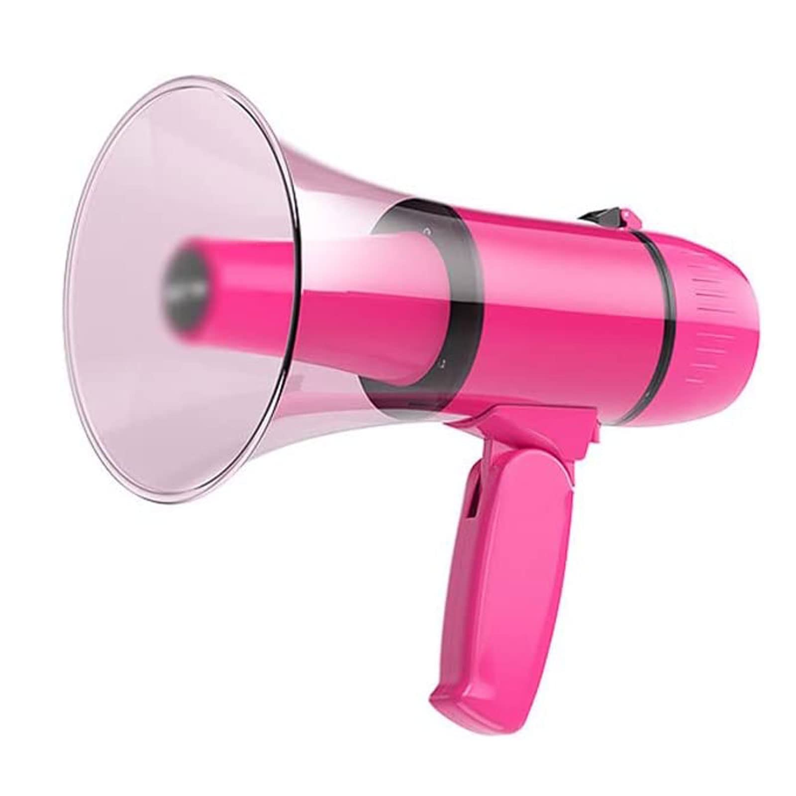 GFJryET Handheld megaphone, Megaphone Speaker Handheld with Built-in Siren & Voice Recorder USB Loud