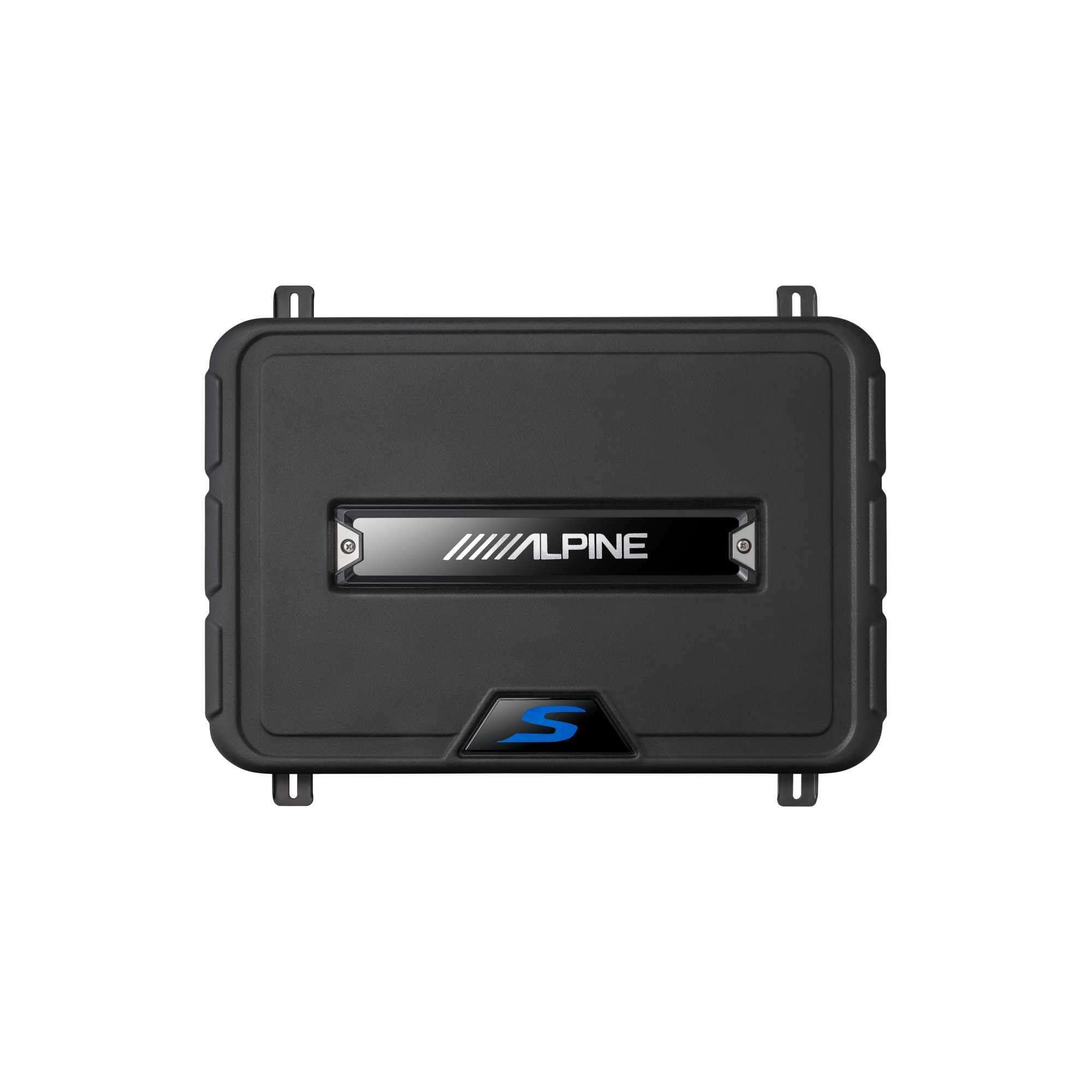 Alpine S2-A60M S-Series Class-D Amp & (2) SS-SB10 Single 10” S-Series Shallow Preloaded Subwoofer Enclosure