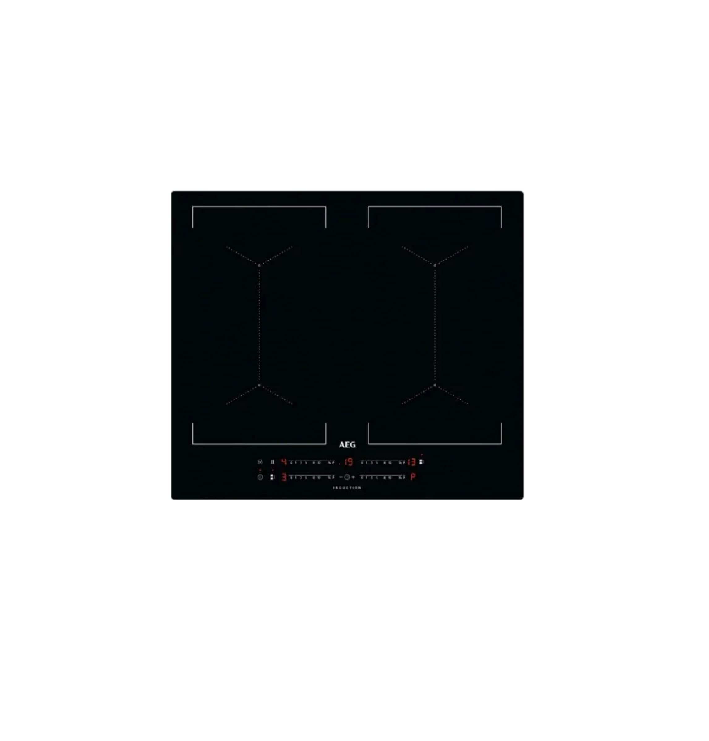 Aeg IKS64453IB Piano cottura ad induzione 4 fuochi da 58 cm Nero