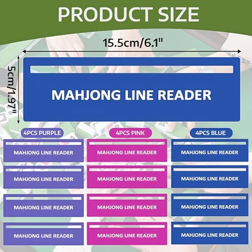 4Pack Mahjong Line Finder, Accesorio para Juego de Mahjong miniatura 2