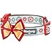 Blueberry Pet 14 Patterns Moments of Joy Vintage Snowflakes Christmas Designer Dog Collar, Small, Neck 12"-16", Adjustable Collars for Dogs