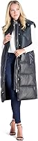 Vista 3 de Avec Les Filles Chaleco acolchado maxi de piel sintética para mujer