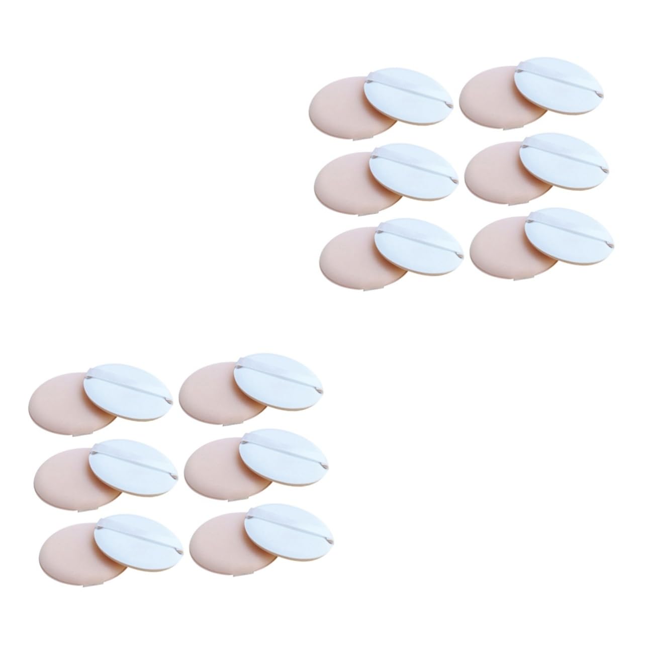 NOLITOY 24pcs Round Foundation Sponge Puff Make-up Powder Puff Face Powder Make-up Sponge Accessory for Travel