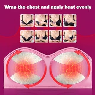 ZPBLWT Stimulateur D'élargissement du Sein, Multifonctionnelle électrique Masseur, Stimulateur de Massage du Sein Chauffant Sein pour Le Lifting des Seins Agrandir, Anti-affaissement